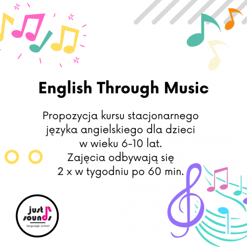 Angielski dla dzieci English Through Music