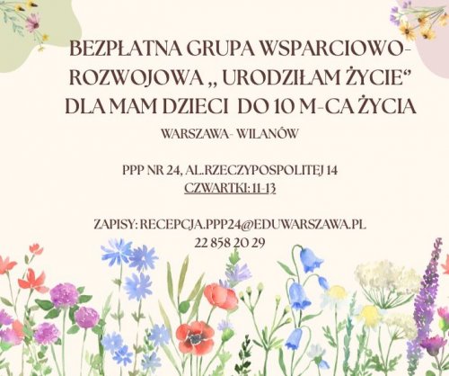 Grupa wsparcia dla mam - „Urodziłam życie”