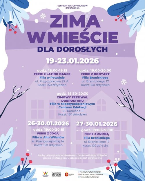 Zima w mieście dla dorosłych