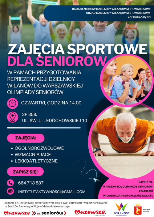 Zajęcia sportowe dla seniorów