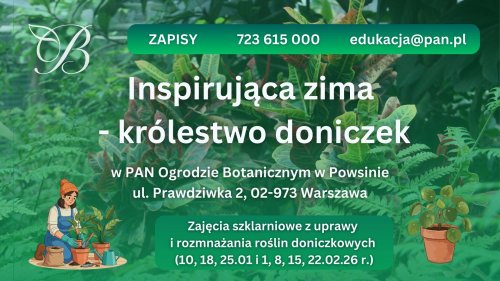 Królestwo doniczek - zajęcia szklarniowe