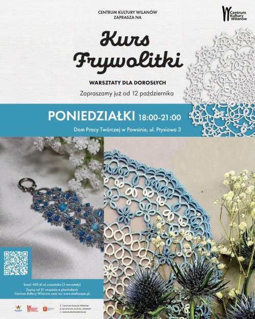 Kurs frywolitki - warsztaty dla dorosłych 