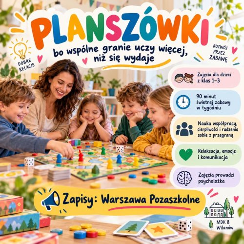 Planszówki - spotkania dla dzieci  
