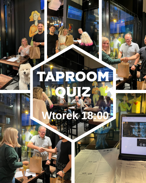 Taproom Quiz – cotygodniowy pub quiz w Wilanowie