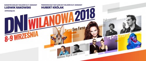 Wszystko co musisz wiedzieć o Dniach Wilanowa 2018