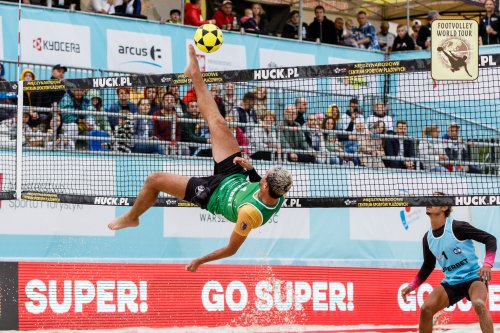 Brazylijski footvolley najlepszy na plaży w Wilanowie