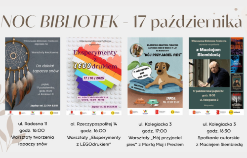 Noc Bibliotek w Wilanowie