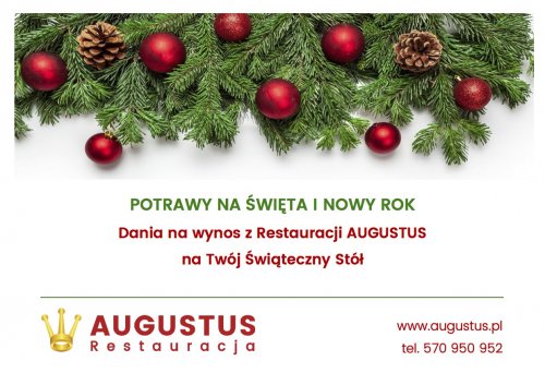 Dania świąteczne i noworoczne z Restauracją Augustus