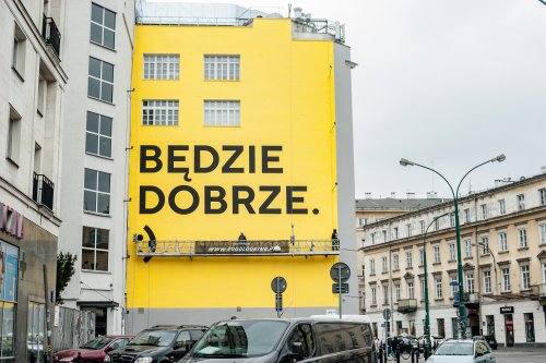 Pozytywne murale w Warszawie :)