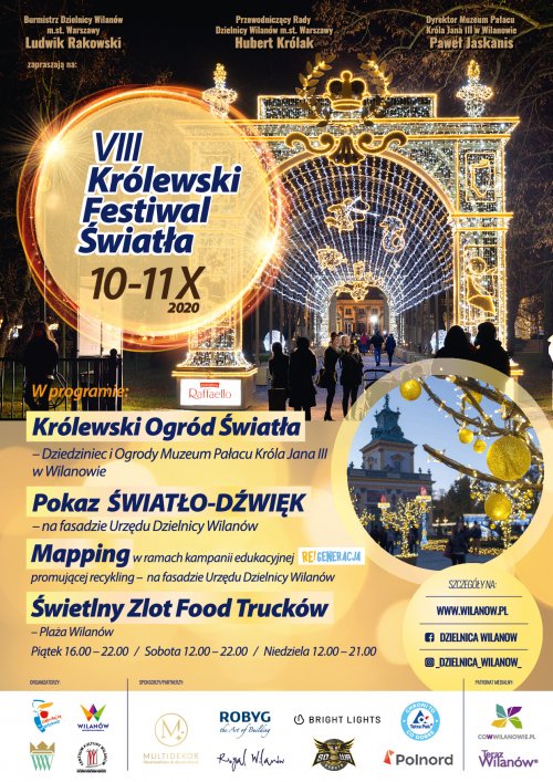 VIII Królewski Festiwal Światła!