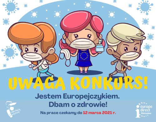 Uwaga, konkurs! Jestem Europejczykiem. Dbam o zdrowie!