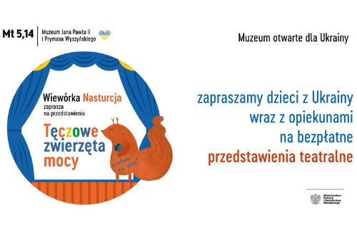 Tеатральну виставу для дітей з України I Przedstawienia teatralne dla dzieci z Ukrainy