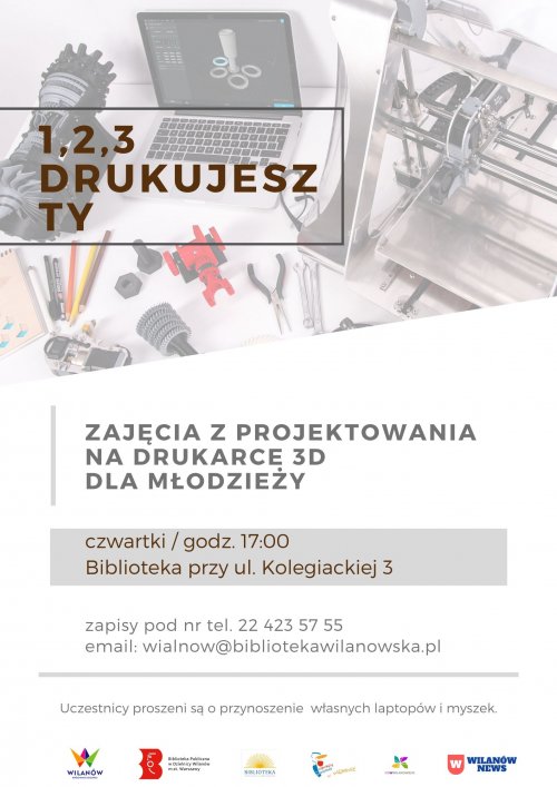 Zajęcia z drukowania trójwymiarowego