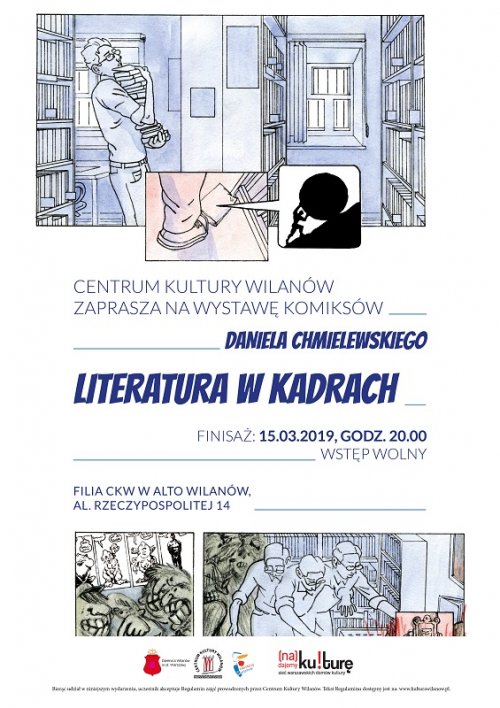 „Literatura w kadrach” - komiksy Daniela Chmielewskiego