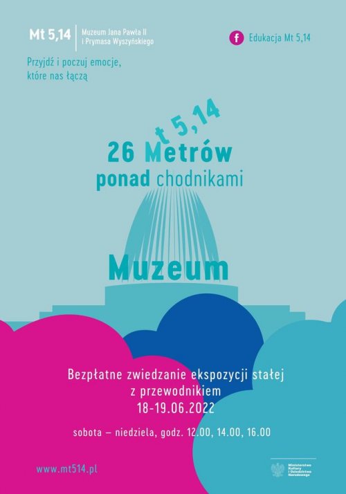 26 metrów ponad chodnikami, czyli Mt 5,14 Muzeum Jana Pawła II i Prymasa Wyszyńskiego