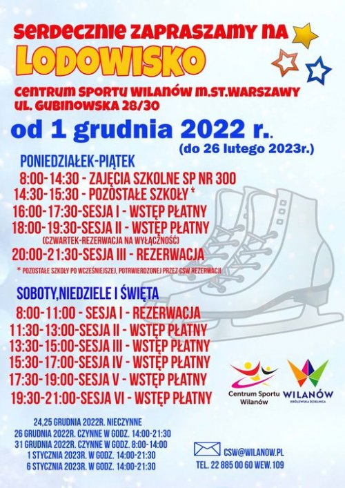 Lodowisko w Wilanowie