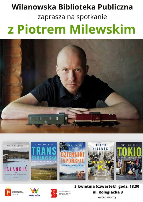 Literacki czwartek z Piotrem Milewskim