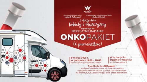 Bezpłatne badania z okazji Dnia Kobiet i Mężczyzn
