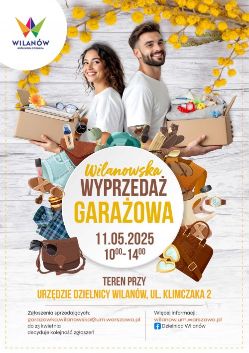 Wyprzedaż garażowa w Wilanowie