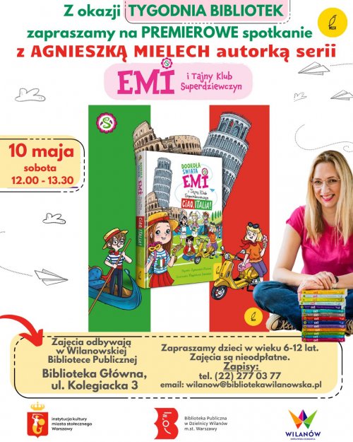 Spotkanie autorskie z Agnieszką Mielech 
