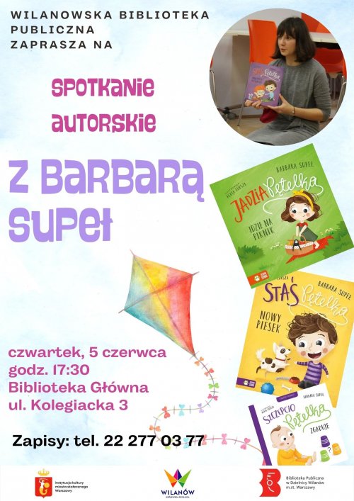 Spotkanie autorskie z Barbarą Supeł