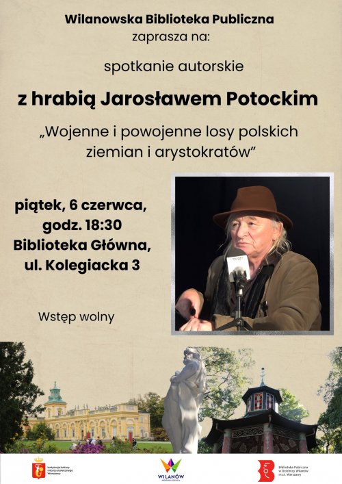 Spotkanie autorskie z hrabią Jarosławem Potockim