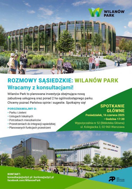 Rozmowy sąsiedzkie: Wilanów Park
