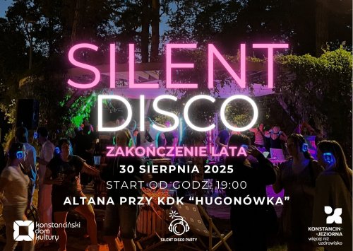 Silent Disco w altanie przy Hugonówce