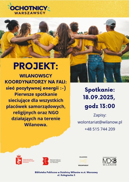 Warsztaty sieciujące dla koordynatorów wolontariatu