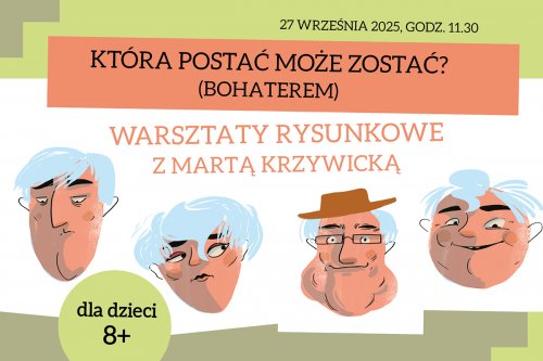 Warsztaty rysunkowe z ilustratorką Martą Krzywicką