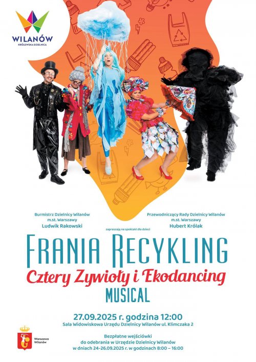 Spektakl „Frania Recykling – Cztery Żywioły i Ekodancing”