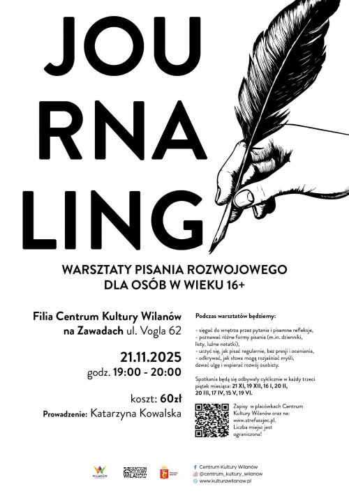 Journaling - warsztaty pisania kreatywnego 