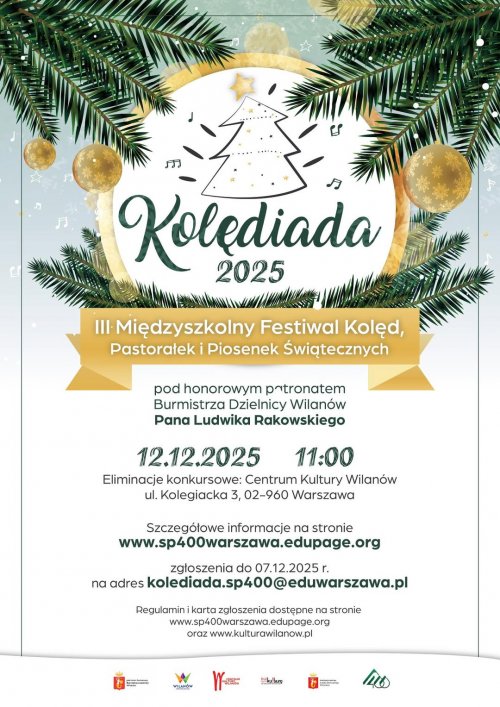 III Międzyszkolny Festiwal Kolęd, Pastorałek i Piosenek Świątecznych