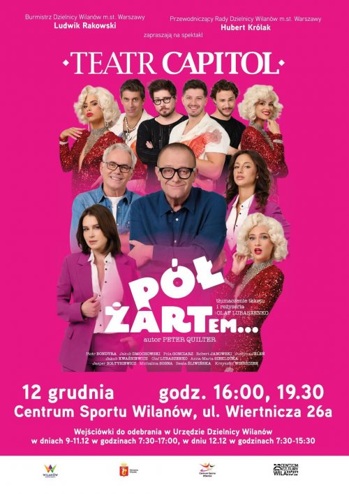 Teatralny wieczór w Centrum Sportu Wilanów