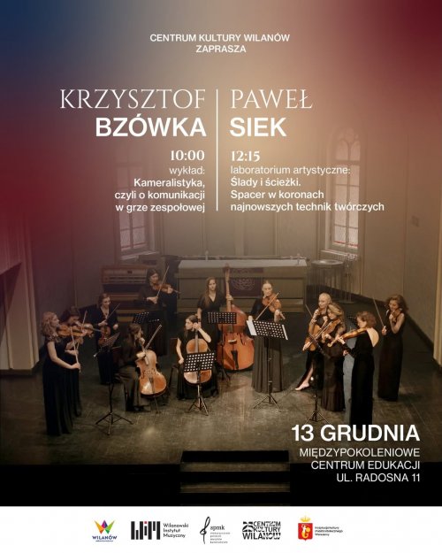 Wykłady w Wilanowskim Instytucie Muzycznym 