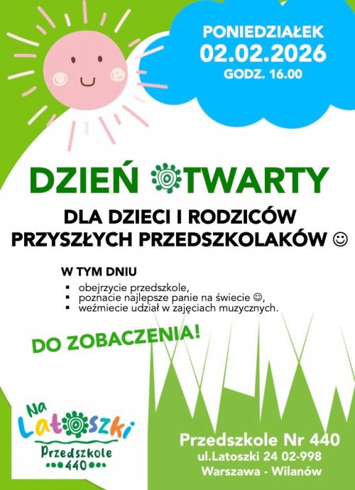 Dzień Otwarty w Przedszkolu nr 440