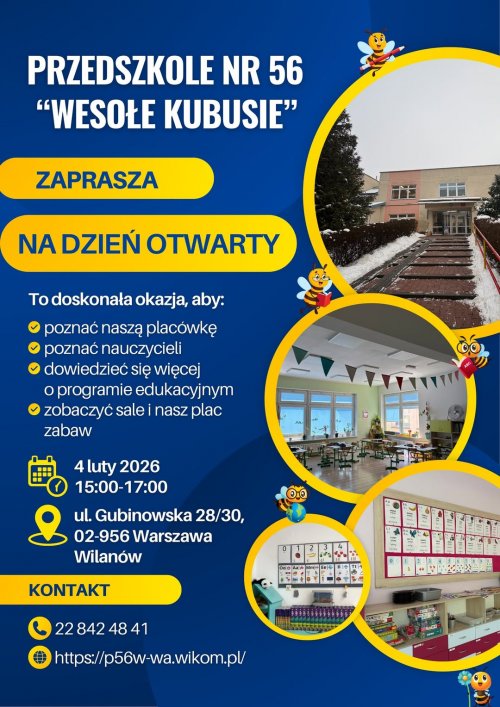 Dzień otwarty w przedszkolu “Wesołe Kubusie”