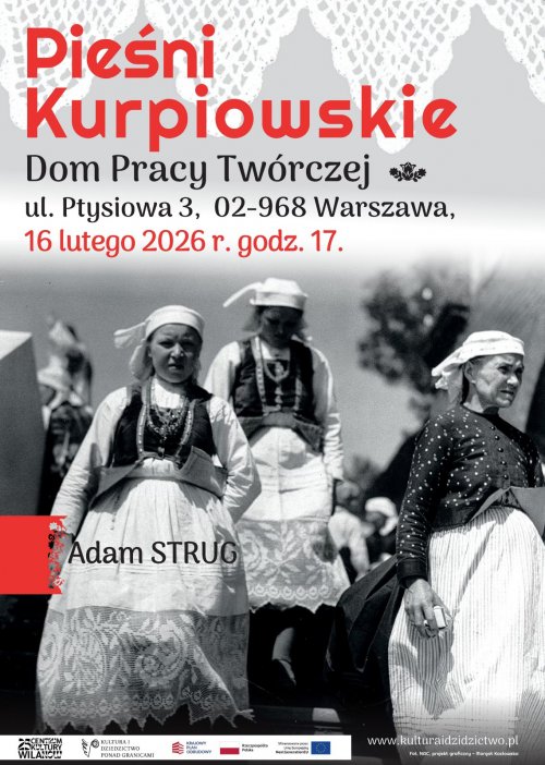 Pieśni kurpiowskie -  koncert Adama Struga