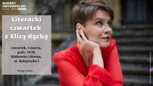 Literacki czwartek z Elizą Kącką