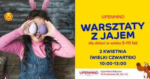 Warsztaty z Jajem dla dzieci w wieku 5-10 lat