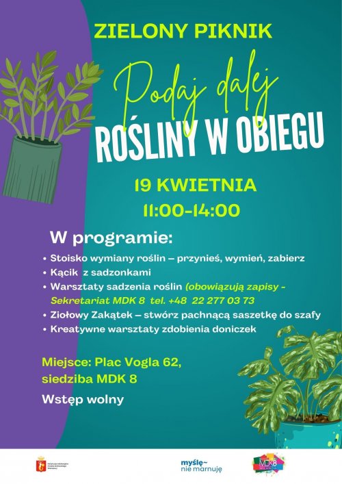 Zielony Piknik. Podaj dalej - rośliny w obiegu
