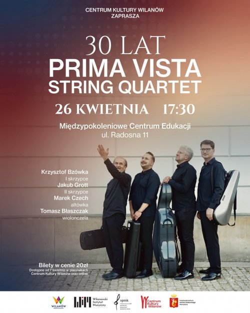 Koncert - 30 lat Prima Vista String Quartet