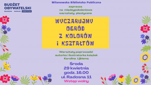 Warsztaty międzypokoleniowe z Karoliną Lijklemą 