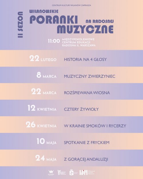 Wilanowskie Poranki Muzyczne - Spotkanie z Fryckiem