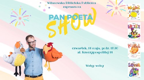 Spotkanie autorskie dla dzieci Z Panem Poetą
