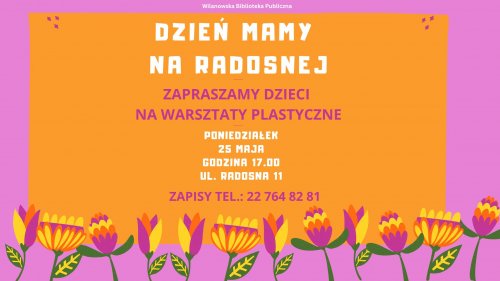 Warsztaty plastyczne z okazji Dnia Mamy