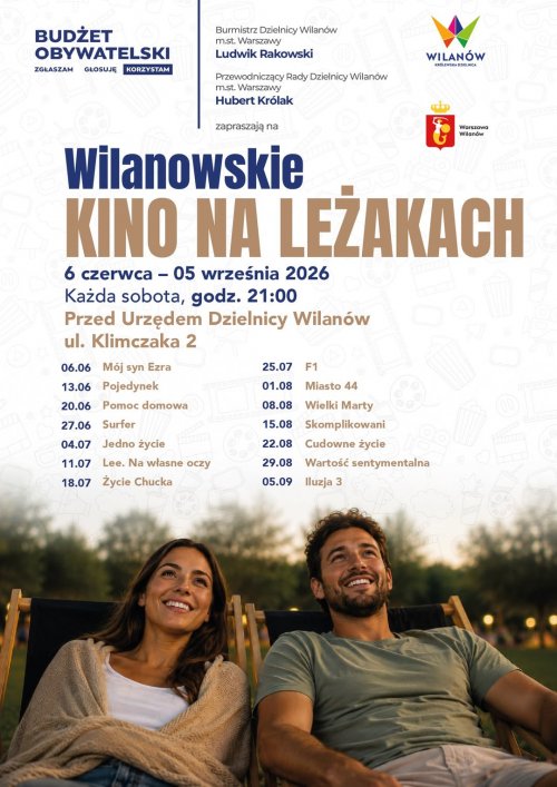 Wilanowskie Kino na Leżakach