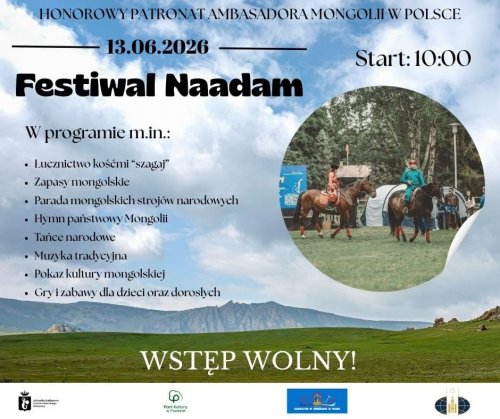 Festiwal Naadam 2026 w Parku Kultury w Powsinie