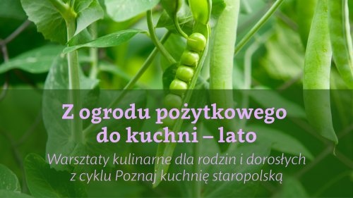 Z ogrodu pożyztkowego do kuchni - lato - warsztaty kulinarne