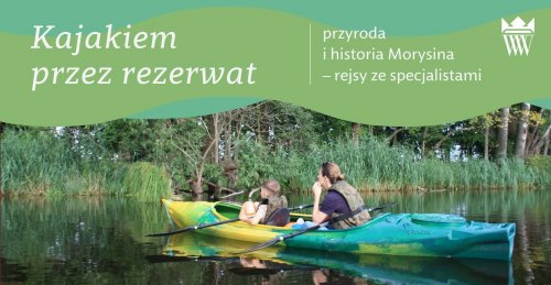 Kajakiem przez rezerwat - przyroda i historia Morysina - rejsy ze specjalistami 